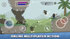 Download Mini Militia Mod Apk v5.3.7 Pro Pack Unlocked with Aimbot and Anti-Ban for Android 4