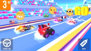 Download SUP Multiplayer Racing Mod Apk v2.3.4 Unlimited Gem, Coins, and All Premium Cars Unlocked 1